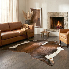 Chocolate Brown Cow Hide Rug
