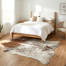 Salt & Pepper Brown Tones Cow Hide Rug