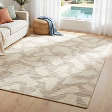 Natural Auden Machine Washable Rug