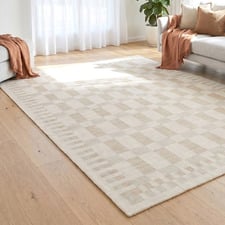 Natural Greer Machine Washable Rug