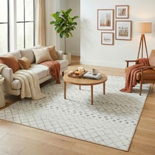 Alma Scandi Round Rug