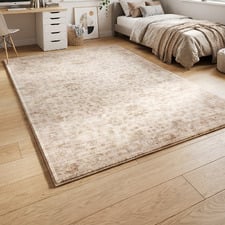 Beige Norah Traditional Memory Foam Mat