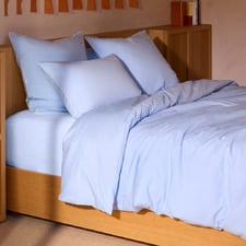 Sky Lacoste Tamis Organic Cotton Percale Quilt Cover