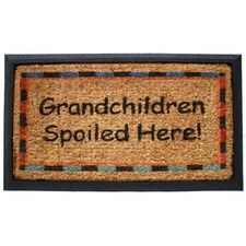 Rubber and Coir Grandchild Spoiled Door Mat