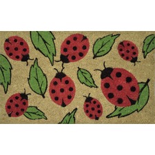PVC Back Coir Ladybird