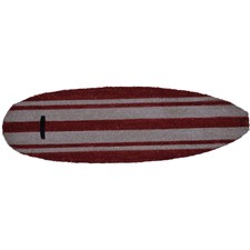 Red Surfing Board Doormat