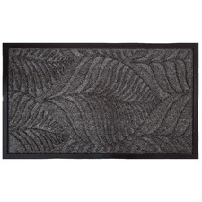 Grey Leaves Doormat