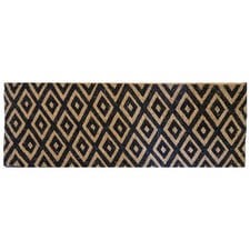 Black Diamond Coconut Coir Doormat
