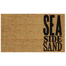 Sea Side Sand PVC Backed Coconut Coir Doormat