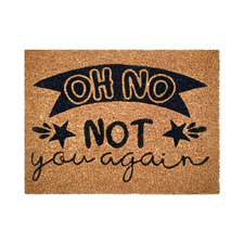Not You Again Coconut Coir Doormat