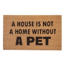 Home Without a Pet Coconut Coir Doormat