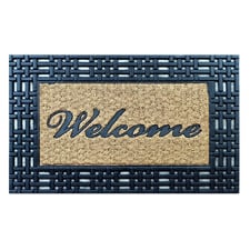 Welcome Rubber & Coir Doormat