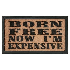 Born Free Now Expensive Coconut Coir Doormat