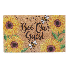 Bee Our Guest Coconut Coir Doormat