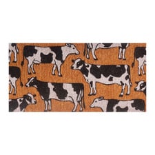 Dairy Cows Coconut Coir Doormat
