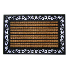 Tankle Royalty Stripe Rubber & Coir Doormat