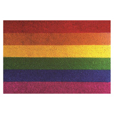 Rainbow Coir Doormat