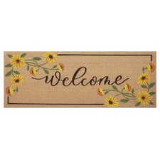 Daisy Border Coir Doormat