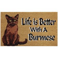 Life is Better with a Burmese Coir Doormat