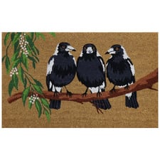 Magpie Trio Coir Doormat