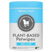 Vanilla Scented Plant-Based Pet Wipes