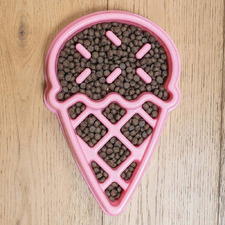 Ice Cream Slow Feeder Dog Bowl