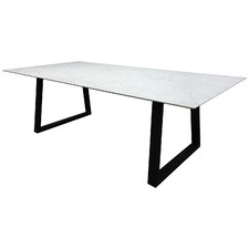 Veii Marble Look Outdoor Dining Table