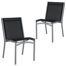 Waratah Aluminium Outdoor Sling Dining Chair (Set of 2)