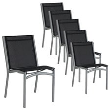 Waratah Aluminium Outdoor Sling Dining Chair (Set of 6)