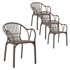 Milan Outdoor Dining Chairs (Set of 4)