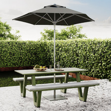 6 Seater Wave II Picnic Table with Umbrella