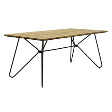 Peninsula Acacia Wood Outdoor Dining Table