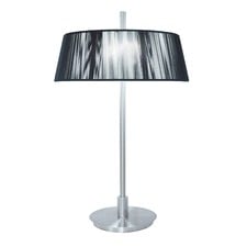 Paolo Steel 2 Light Table Lamp