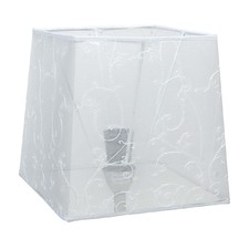 Heidi Square Linen Patterned Lamp Shade