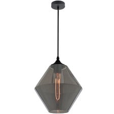 Grey Linear Glass Pendant Light