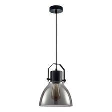 Lucan 1 Light Steel Pendant
