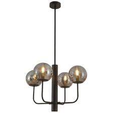 Clarie 4 Light Glass Pendant