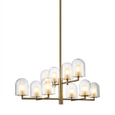 Blanca Glass 10 Light Pendant