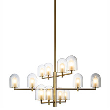 Blanca Glass 12 Light Pendant