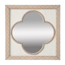 Clover Fir Wood Wall Mirror