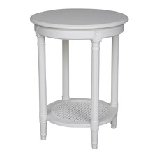 Khlea Bayur Wood Side Table