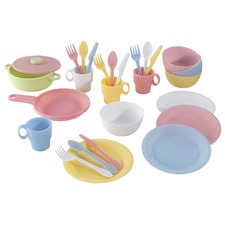 27 Piece Pastel Cookware Play Set