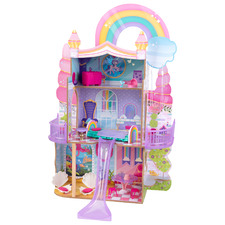 KidKraft Rainbow Unicorn Mermaid Dollhouse & Furniture