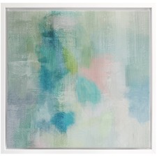 Pastel Rain Canvas Wall Art
