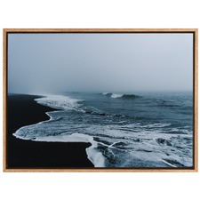 Contrast Waves Canvas Wall Art