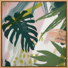 Tropical Collage I Canvas Wall Art
