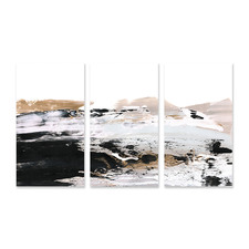 Dune Stretched Canvas Wall Art Triptych