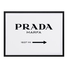 Prada Marfa Printed Wall Art