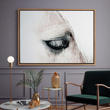 In the Blink of a Horse Eye Canvas Wall Art