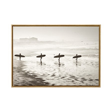 Living the Life Framed Canvas Wall Art